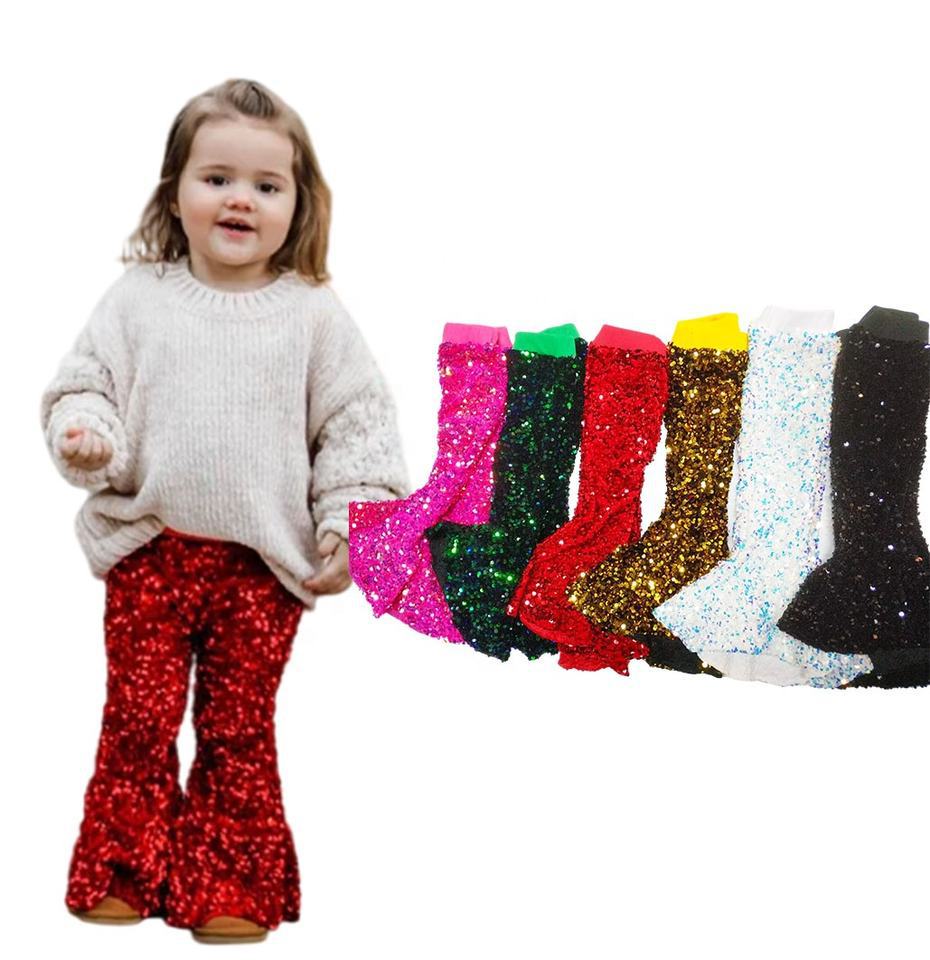 Kid's Sequin Bell Pants