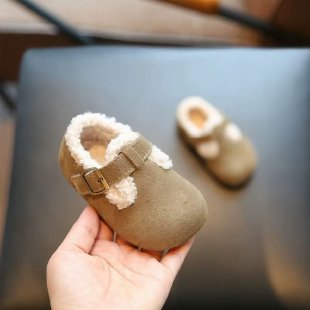 Kids' Cozy Winter Boots Cotton Lined Slippers & Mules Childrens Fur Lined Boots
