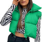 Zipper Vest Puffer Coat