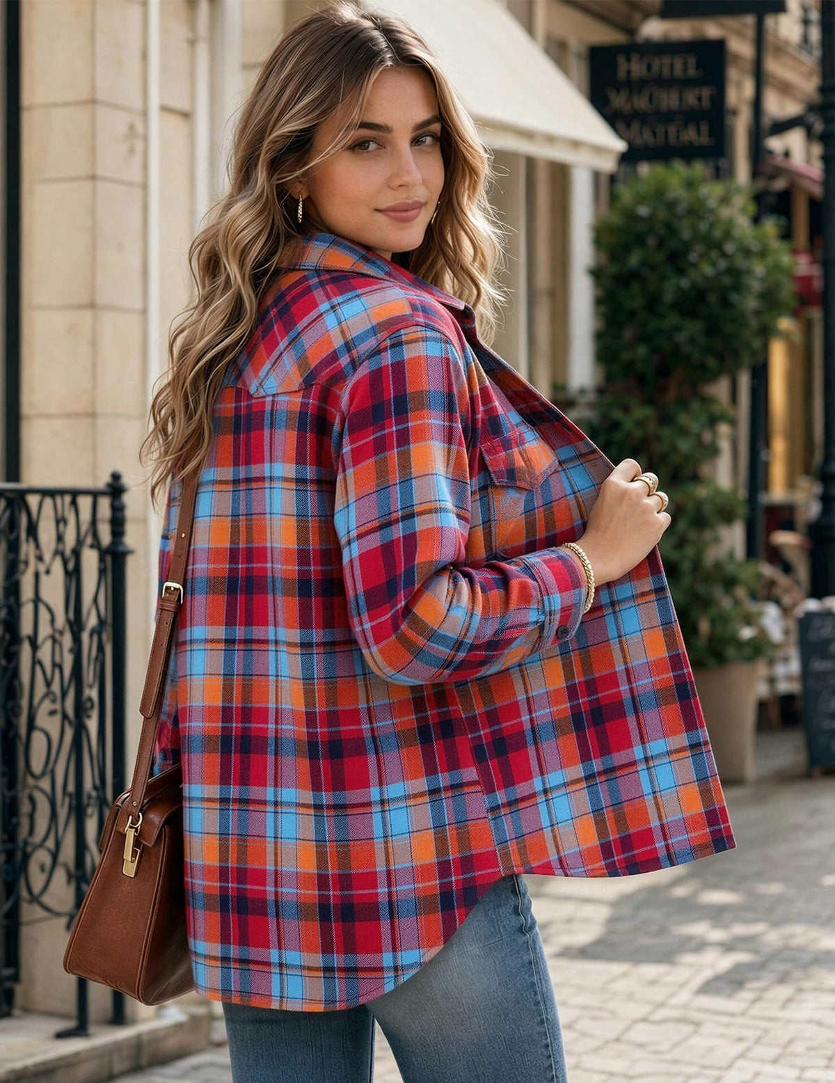 Long Sleeve Plaid Shirt
