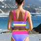 Neon Wave Swim Set