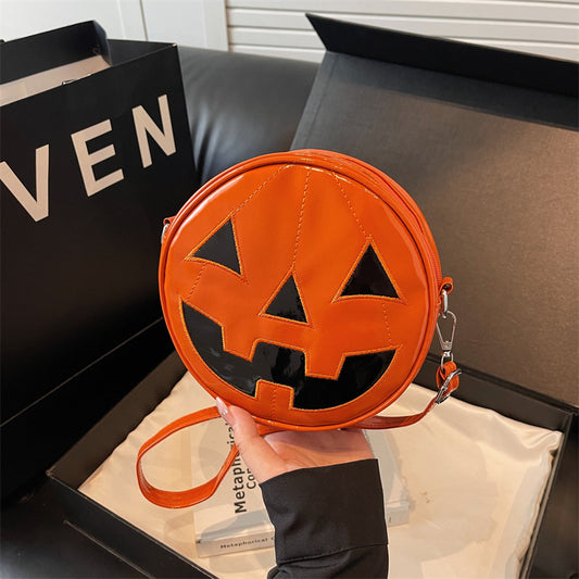 Pumpkin bag women's bag skull crossbody bag cosmetic bag