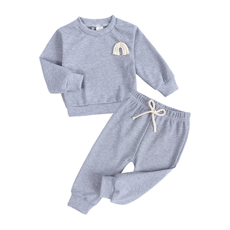 Infant Pit Strip Suit Children's Two-piece Set