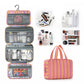 Foldable Hanging Toiletry Bag Wet & Dry Separation Cosmetic Organizer