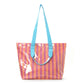 Candy Stripe PVC Tote Bag