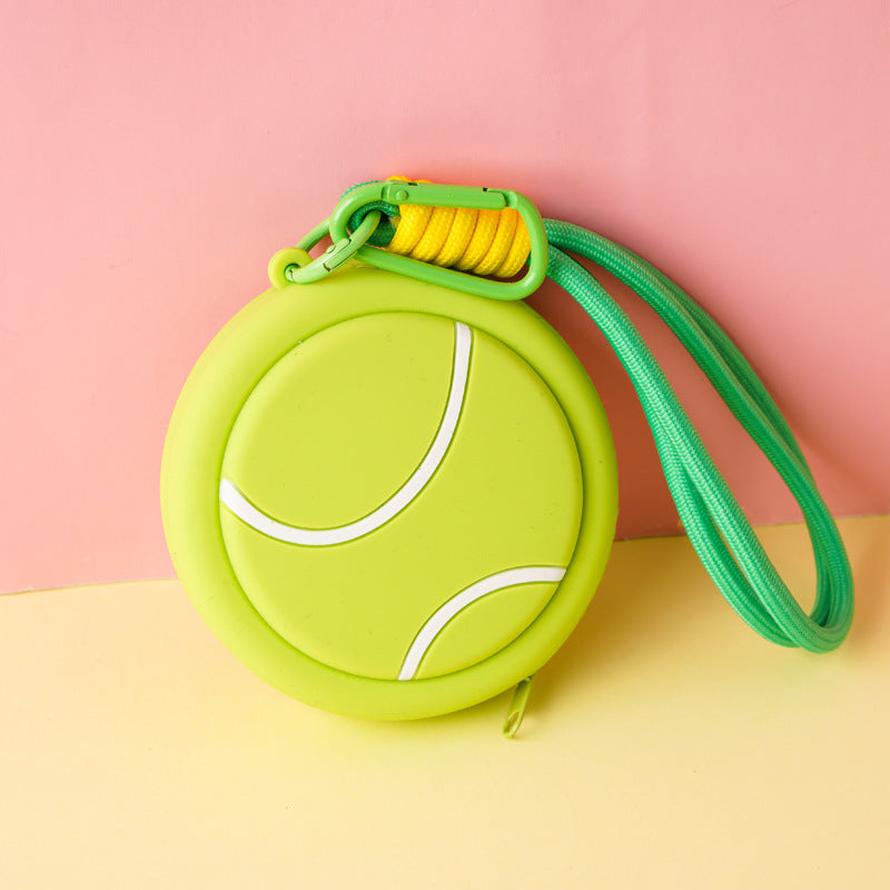 Mini Sports Ball Silicone Coin Purses