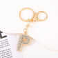 Cute Initial Letter Keychain Backpack Charms