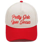 Embroidered Pretty Girls Love Jesus Baseball Cap