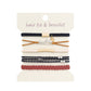 Boho 2-in-1 Hair Tie & Bracelet Set (5-Piece Pack)