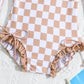 Kid's Plaid Swimsuit