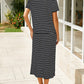 Maritime Stripe Polo and Maxi Skirt Co-Ord Set
