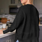 Crew Neck Batwing Sweater