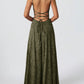 Floral Spaghetti Strap Maxi Dress