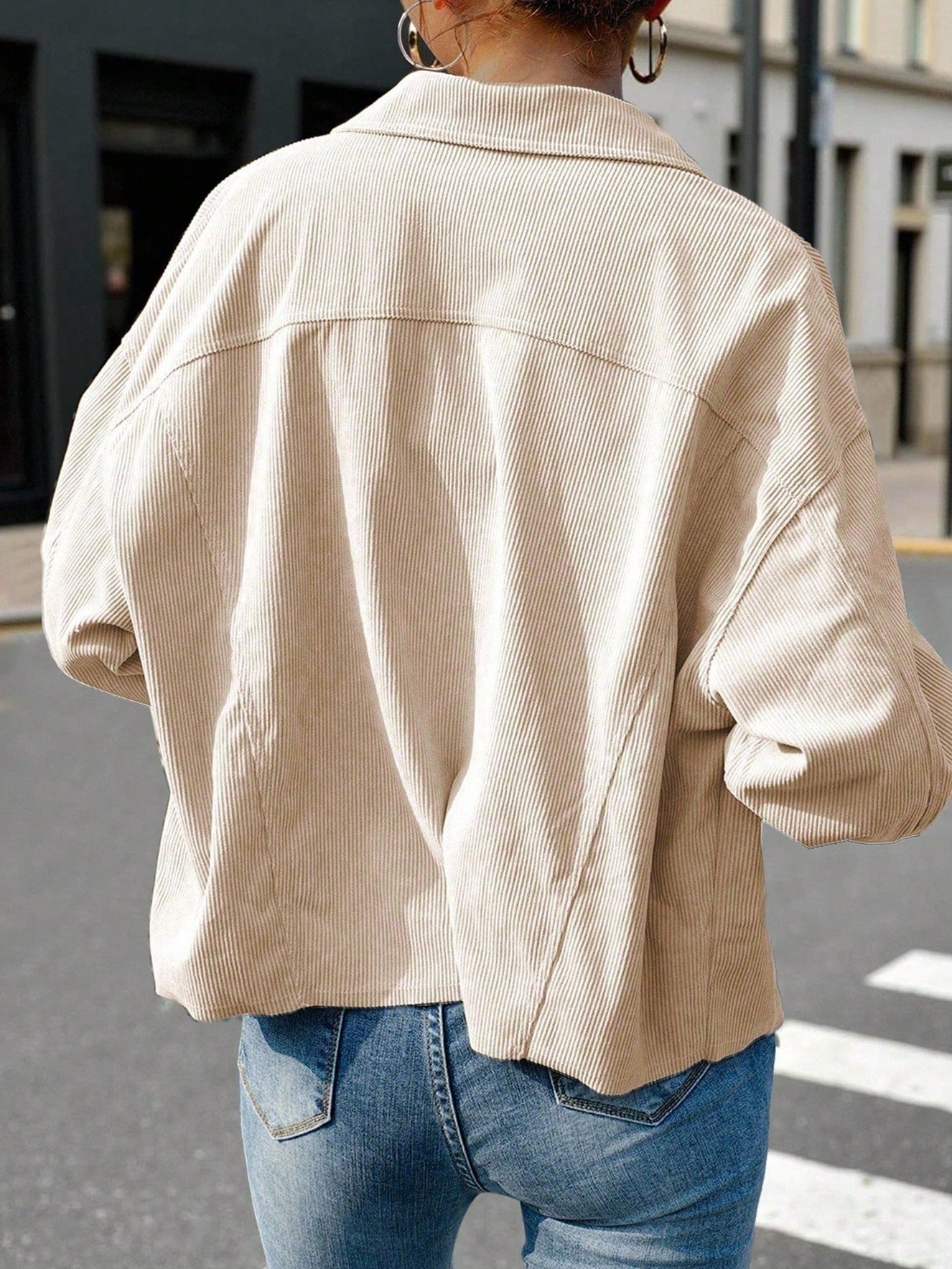 The Hollis Corduroy Shacket
