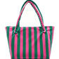 Terry Cloth Beach Tote Bag Large Toweling Handbag for Summer Vacation