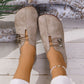 Women's round toe slip-on shoes (large size)