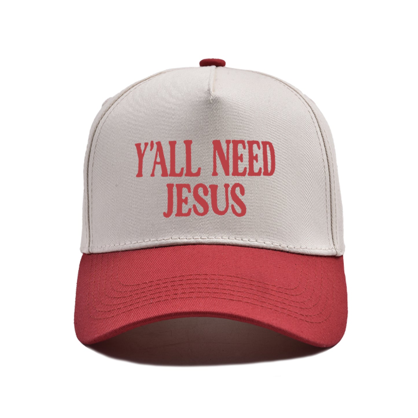 "Y'ALL NEED JESUS" Embroidered Trucker Hat