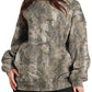 Oversized Camo Crewneck Sweatshirt
