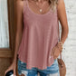 Round Neck Jacquard Tank Top-10 Colors