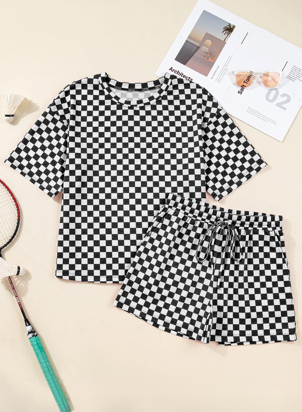 The Sadie Checker Lounge Set