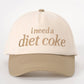 diet coke Color-blocked Baseball Cap Flat Cap