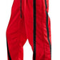 Retro Contrast Side Stripe Wide Leg Track Pants
