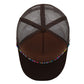 Multicolor Beaded Band Black Trucker Hat