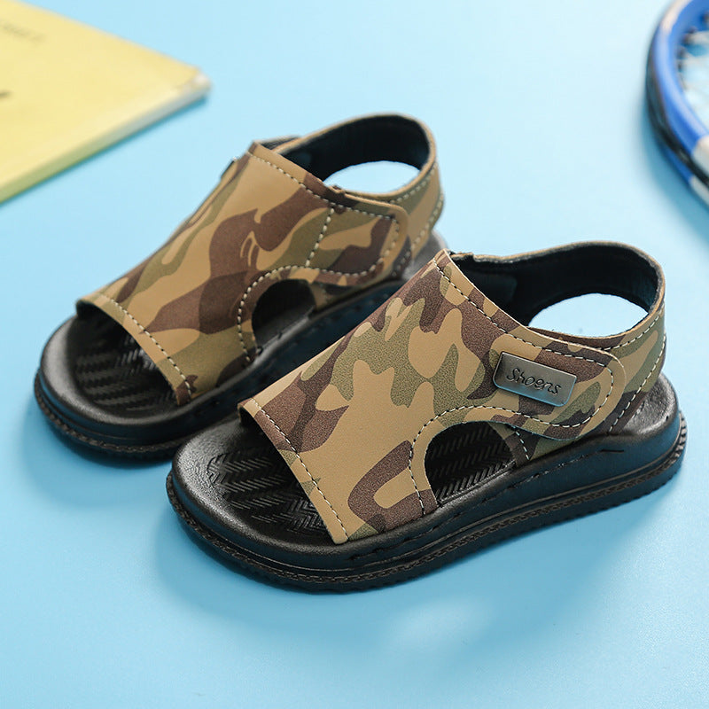 Children's Vagen Leather Beach Sandles