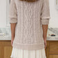 Women's Cable Knit Sweater Dress