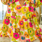 Thin Casual Versatile Color Blocked Chiffon Shirt