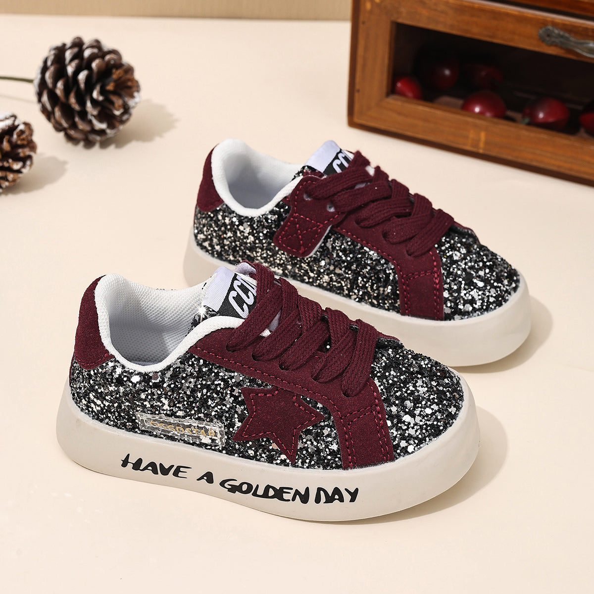 Little Kid's Star Sneakers