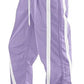 Retro Contrast Side Stripe Wide Leg Track Pants