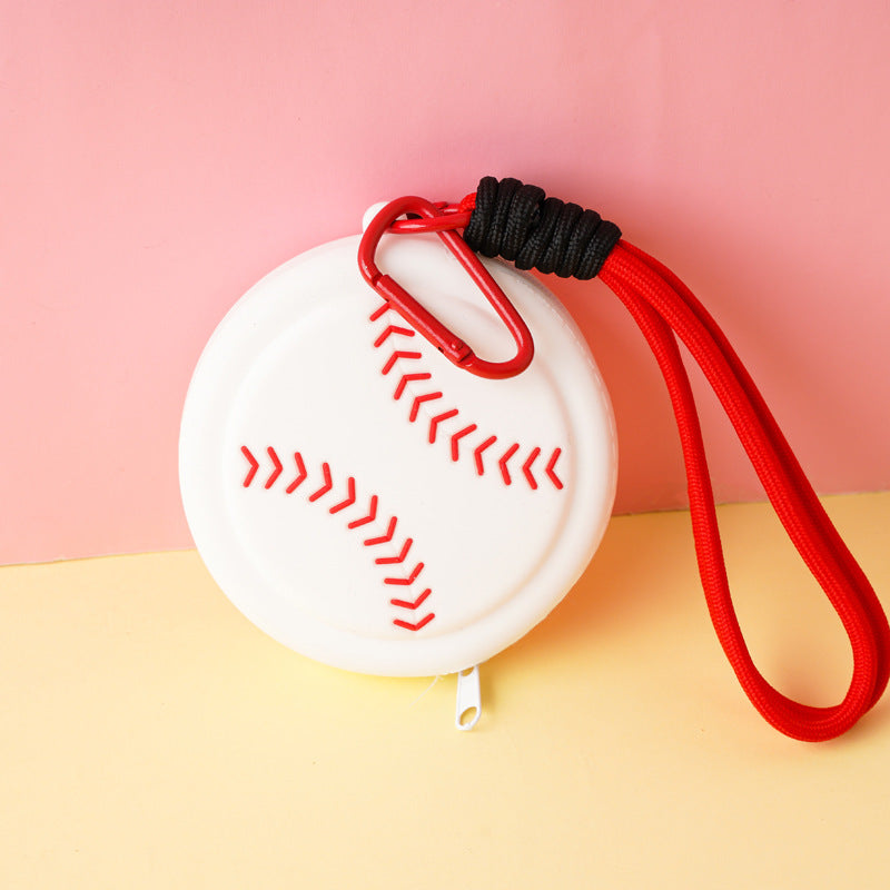 Mini Sports Ball Silicone Coin Purses