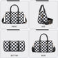 Checkered Boston Bag