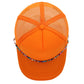 Multicolor Beaded Band Black Trucker Hat