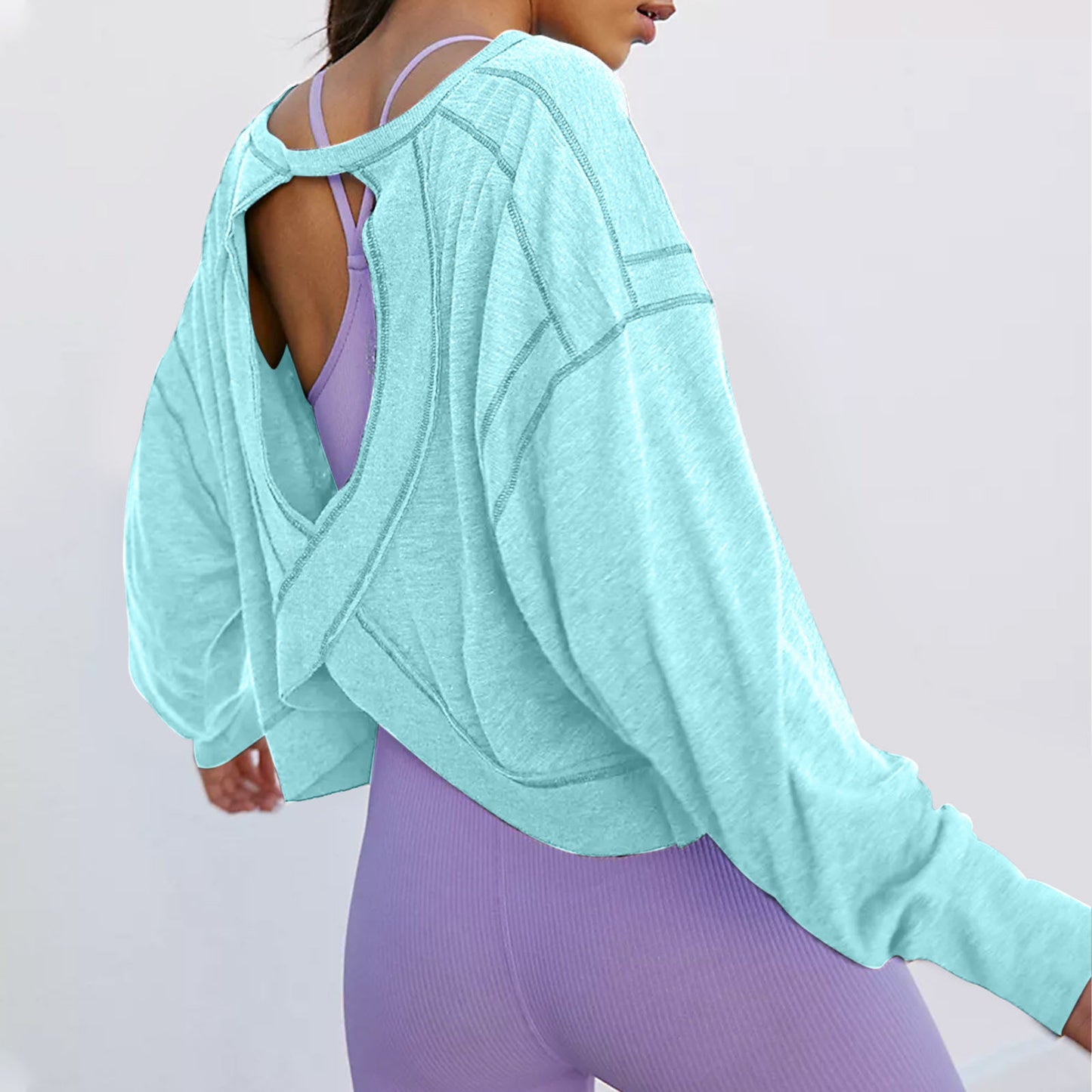 Sport Long Sleeve Cooling Shirt Loose T-shirt