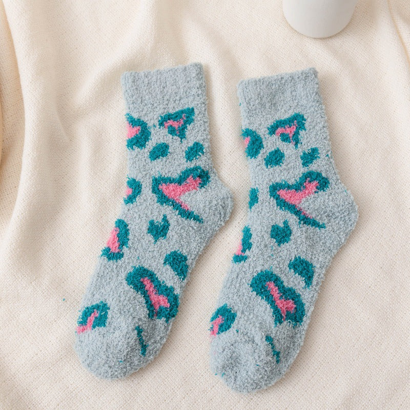 Valentine Socks Heart Print Socks