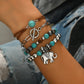 Turquoise Beaded Bracelet(MOQ:2)