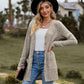 Brushed Pit Stripe Cardigan Jacket