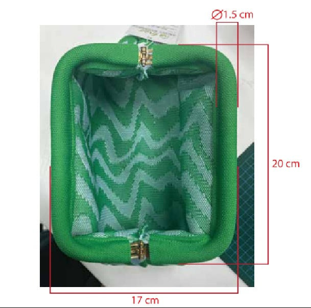 Wave Knit Clutch Bag