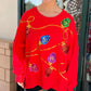 Christmas Sequined Lantern Sweatshirt