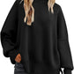 Crew Neck Batwing Sweater