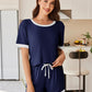 Cozy Ribbed Contrast Lounge Set