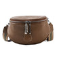 Zipper PU Leather Crossbody Bag