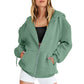 Women's Girls Jacket Sweatshirt Casual Drawstring Clothes