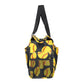 Ball Sports Print Multi-Pocket Utility Tote Bag