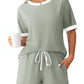 Cozy Ribbed Contrast Lounge Set