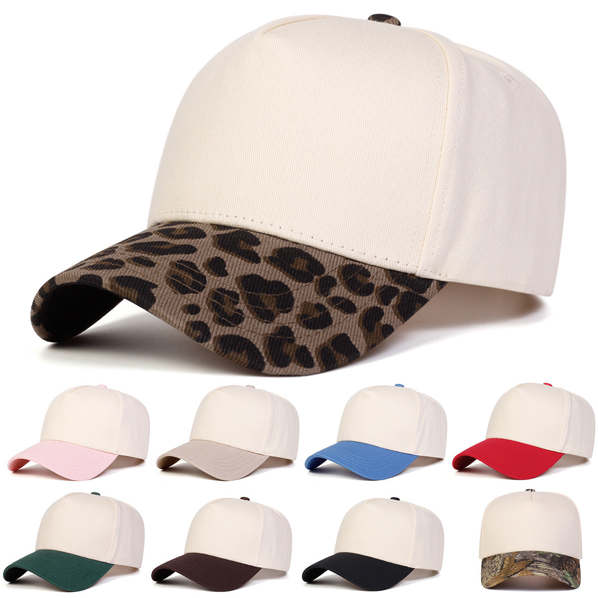 Contrast Brim Baseball Cap