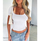 Crew Neck Short Sleeve T-shirt