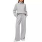Sweatshirt Wide-leg Sweatpants Casual Set
